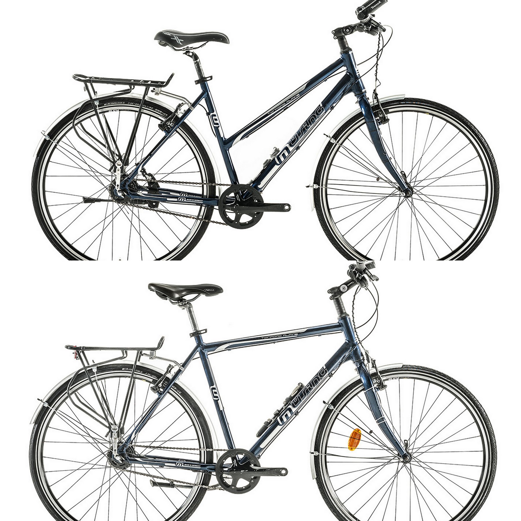 Aluminum-frame Hybrid Touring Bikes